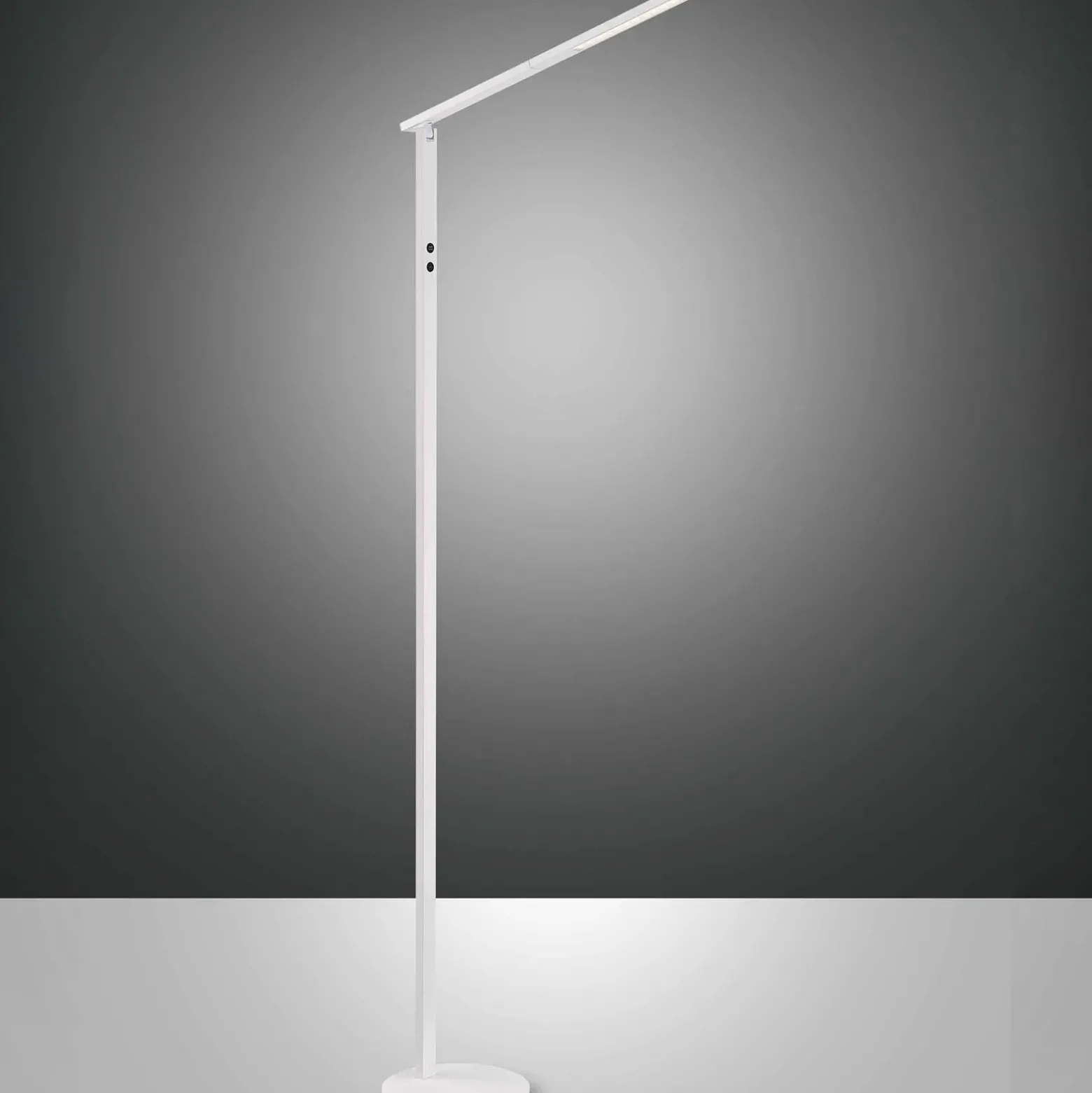 Lámpara de pie LED Ideal, 1 luz, CCT, blanco