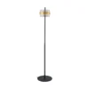 Lámpara de pie LED Inside, color latón/gris humo, altura 146 cm