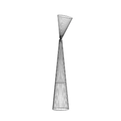 Lámpara de pie LED Karman Ikonika, negro, altura 180 cm, metal