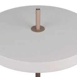 Lámpara de pie LED Keaton, gris claro, altura 138 cm, metal, CCT