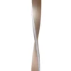 Lámpara de pie LED Lindby «Jaren», negra/marrón, 114 cm, CCT