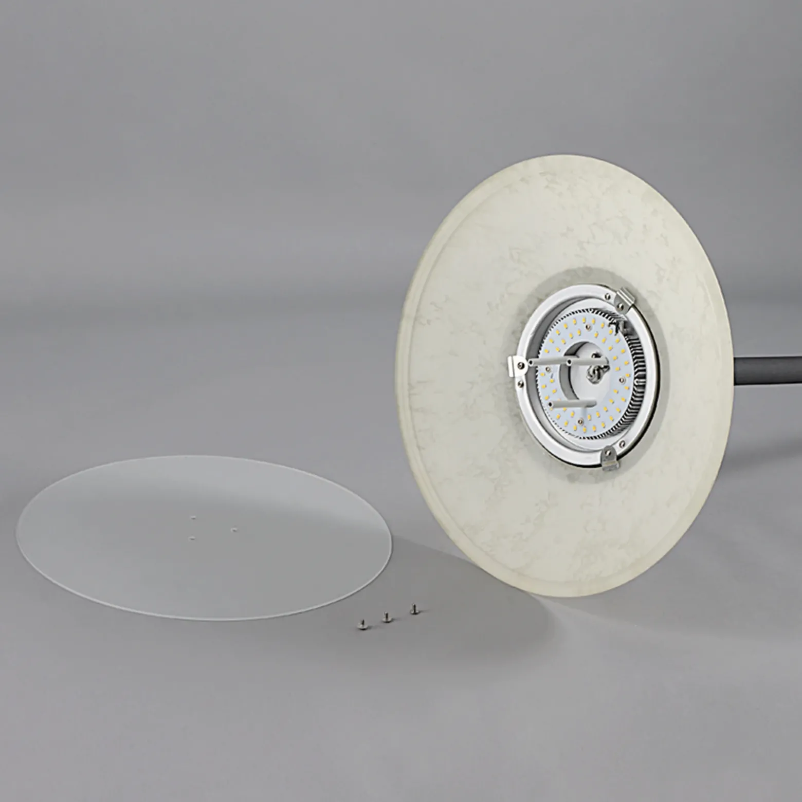 Lámpara de pie LED Lindby Ragna, brazo de lectura, marrón oscuro, atenuable