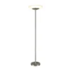Lámpara de pie LED Lindby Ragna, níquel, metal, atenuable