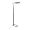 Lámpara de pie LED Logan Neo de Arcchio, plateada, atenuable, metal