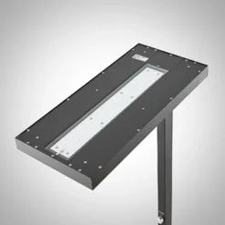 Lámpara de pie LED Logan Pro de Arcchio, negra, con sensor, atenuable