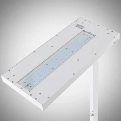 Lámpara de pie LED Logan Pro de Arcchio, blanca, con sensor, atenuable