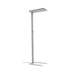Lámpara de pie LED Logan Ultra HCL CCT de Arcchio, plateada, atenuable