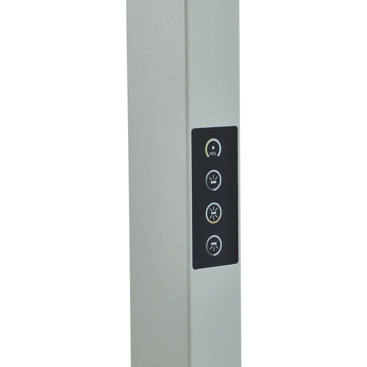 Lámpara de pie LED Logan Ultra HCL CCT de Arcchio, plateada, atenuable