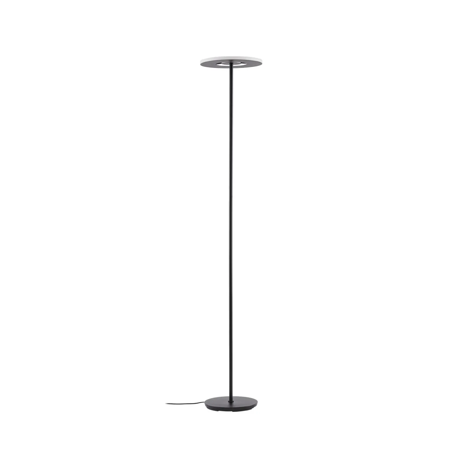 Lámpara de pie LED Lucande Raymond, negra, CCT, atenuable
