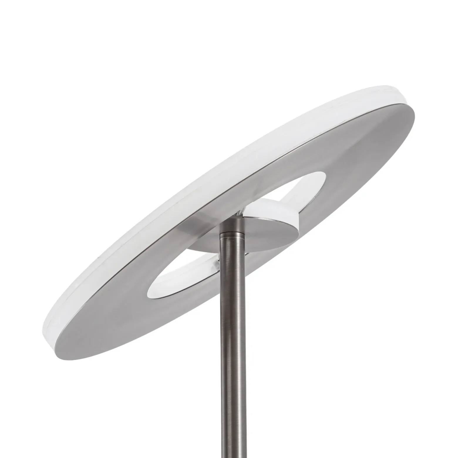Lámpara de pie LED Lucande Raymond, color titanio, CCT, atenuable