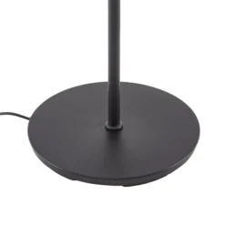 Lámpara de pie LED Lucande Raymond, negra, CCT, atenuable