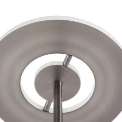 Lámpara de pie LED Lucande Raymond, color titanio, CCT, atenuable