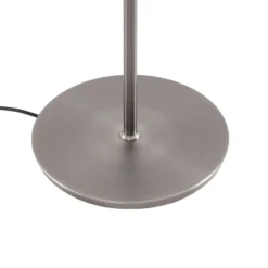 Lámpara de pie LED Lucande Raymond, color titanio, CCT, atenuable