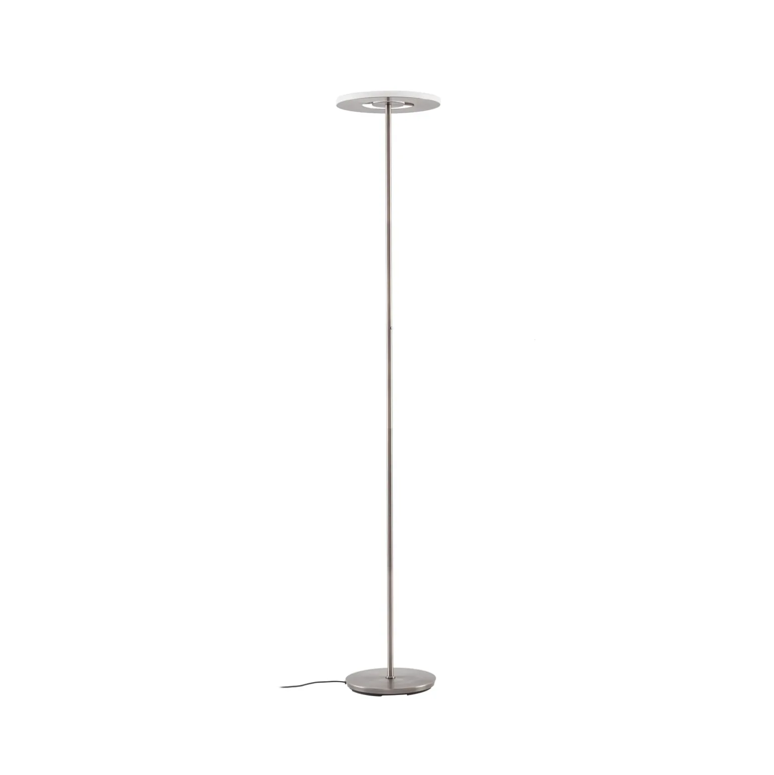 Lámpara de pie LED Lucande Raymond, color titanio, CCT, atenuable