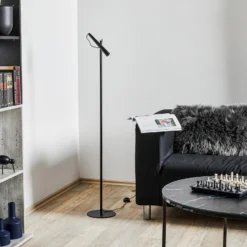 Lámpara de pie LED Magneto de Foscarini, negra