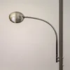 Lámpara de pie LED Malea de Lindby, níquel, lámpara de lectura, atenuable