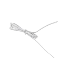 lámpara de pie LED Maori de Lindby, blanca, metal, CCT, atenuable