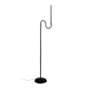 Lámpara de pie LED MAULpirro, negro, 126 cm, atenuable