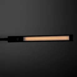Lámpara de pie LED MAULpirro, negro, 126 cm, atenuable