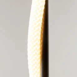 Lámpara de pie LED Maytoni Tau, negra, aluminio, altura 150 cm