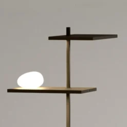 lámpara de pie LED multifuncional Vibia Suite 133 cm