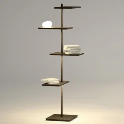 lámpara de pie LED multifuncional Vibia Suite 133 cm