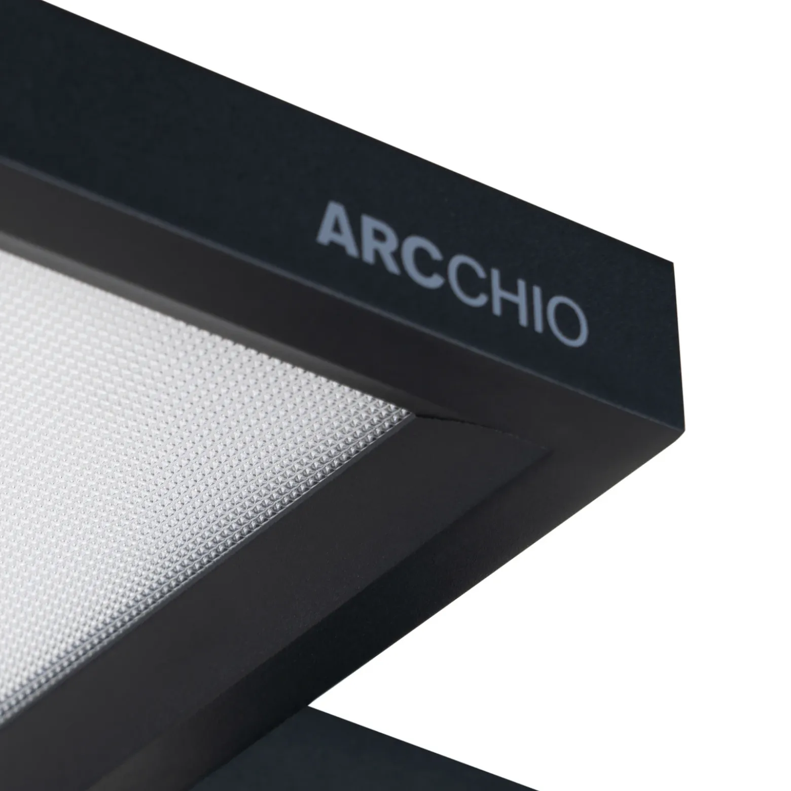 Lámpara de pie LED para oficina Arcchio Nelus, negra, con sensor, atenuable