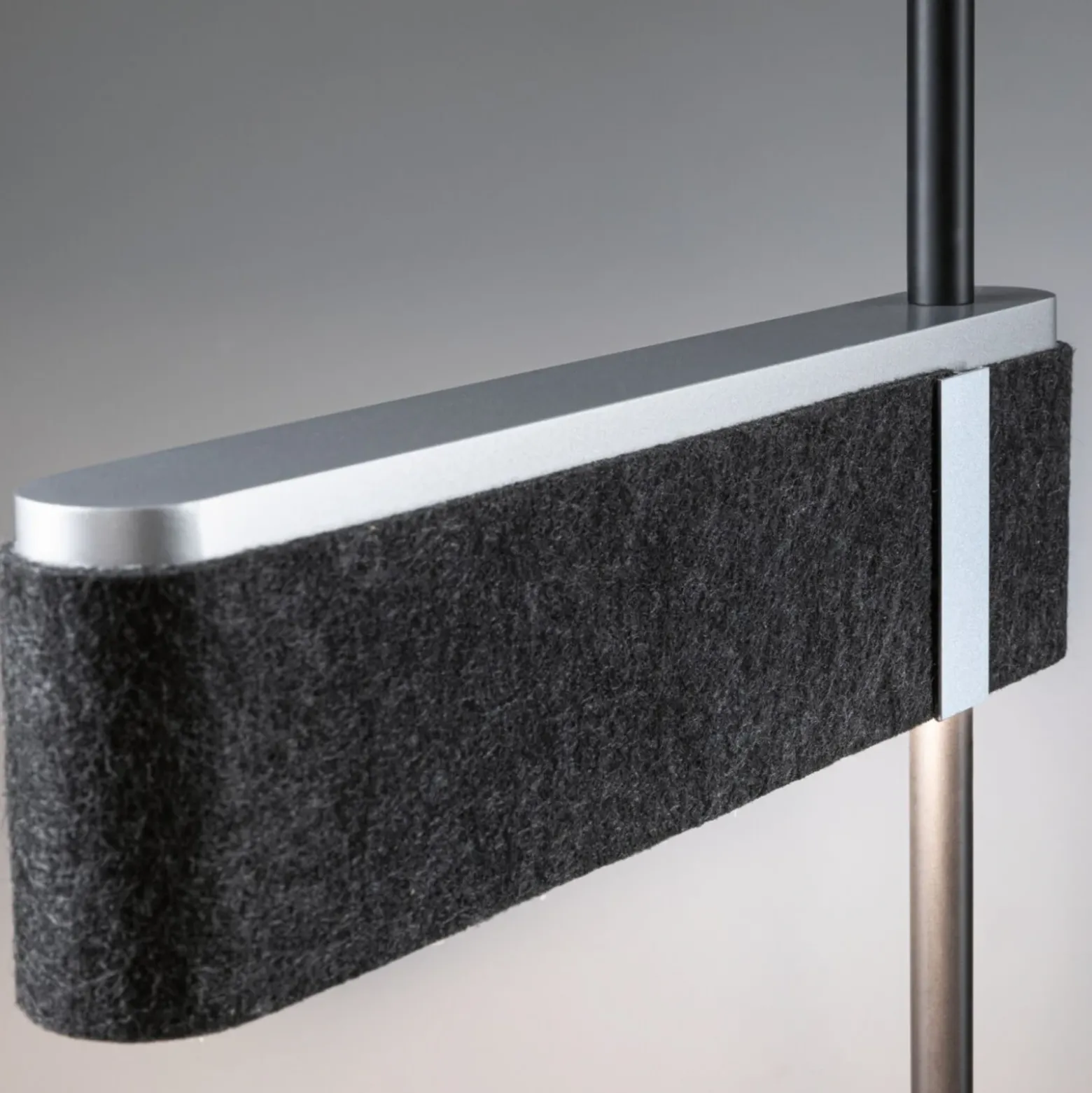 Lámpara de pie LED Paulmann Smart Jagun, antracita, 151 cm, fieltro