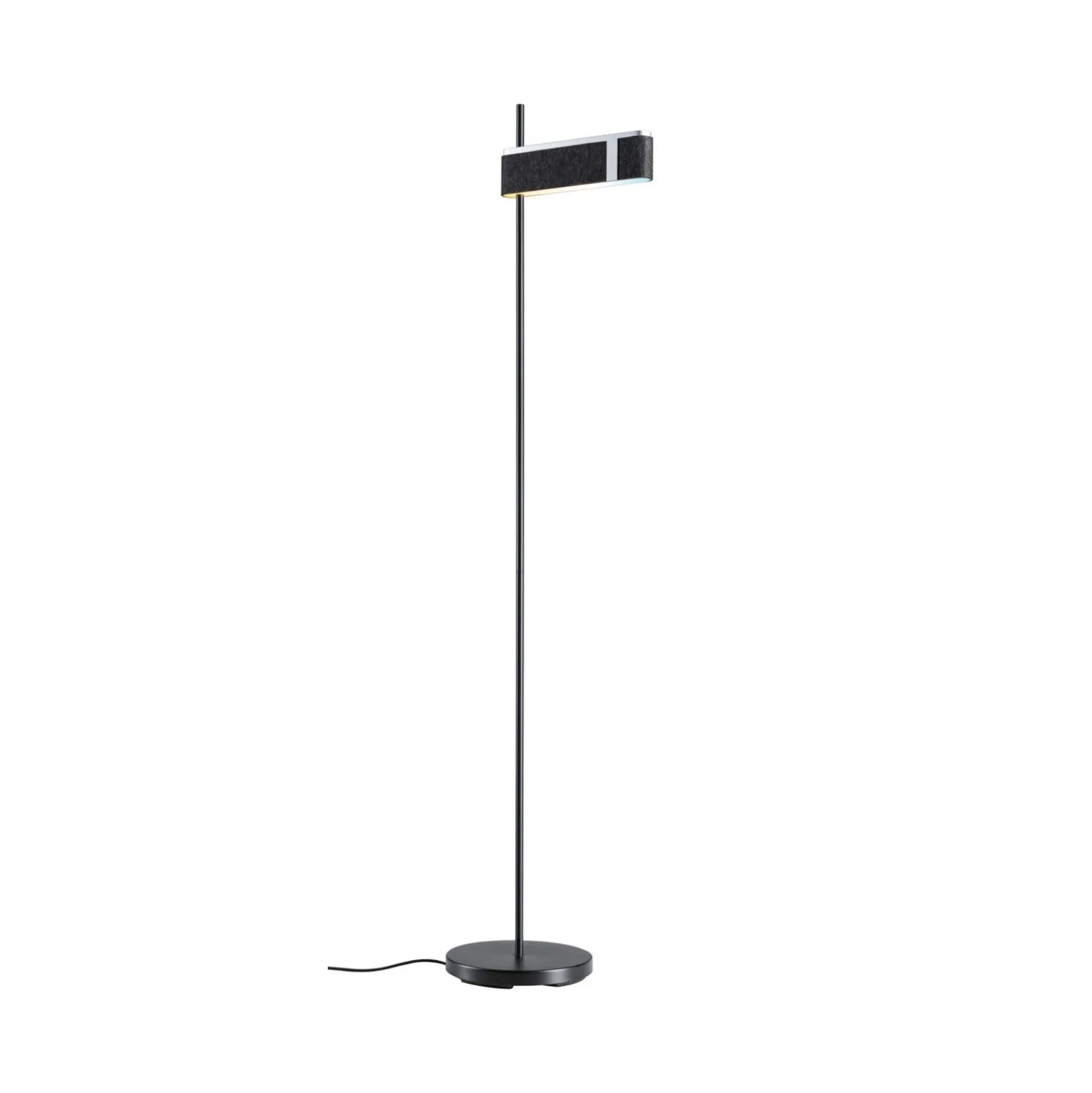 Lámpara de pie LED Paulmann Smart Jagun, antracita, 151 cm, fieltro
