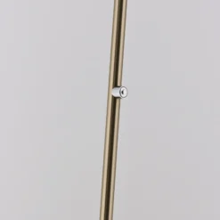Lámpara de pie LED Paul Neuhaus Akku-Bente, latón, CCT, USB-C