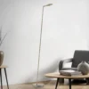 Lámpara de pie LED Paul Neuhaus Akku-Bente, latón, CCT, USB-C