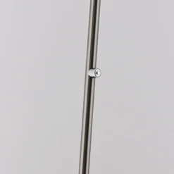 Lámpara de pie LED Paul Neuhaus Akku-Bente, gris, CCT, USB-C