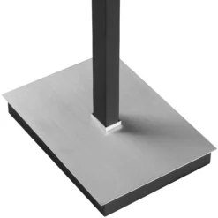 Lámpara de pie LED Pulse, negro, altura 150 cm, metal, brazo de lectura