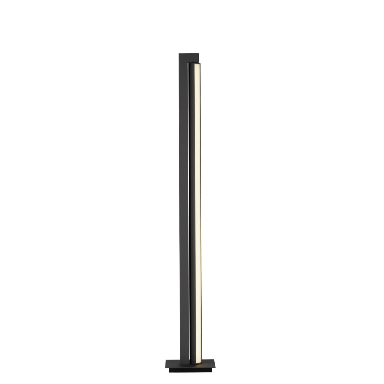 Lámpara de pie LED PURE Lines, antracita, control remoto, 140 cm