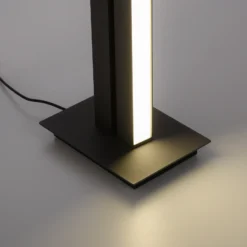 Lámpara de pie LED PURE Lines, antracita, control remoto, 140 cm
