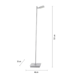 lámpara de pie LED PURE Mira, diamante, control remoto, CCT