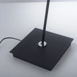 Lámpara de pie LED PURE Mira, negro perla, con control remoto