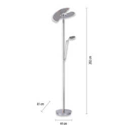 Lámpara de pie LED PURE Mutil, diamond, lámpara de lectura, CCT
