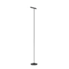 Lámpara de pie LED PURE Tutua, regulador con sensor, negro