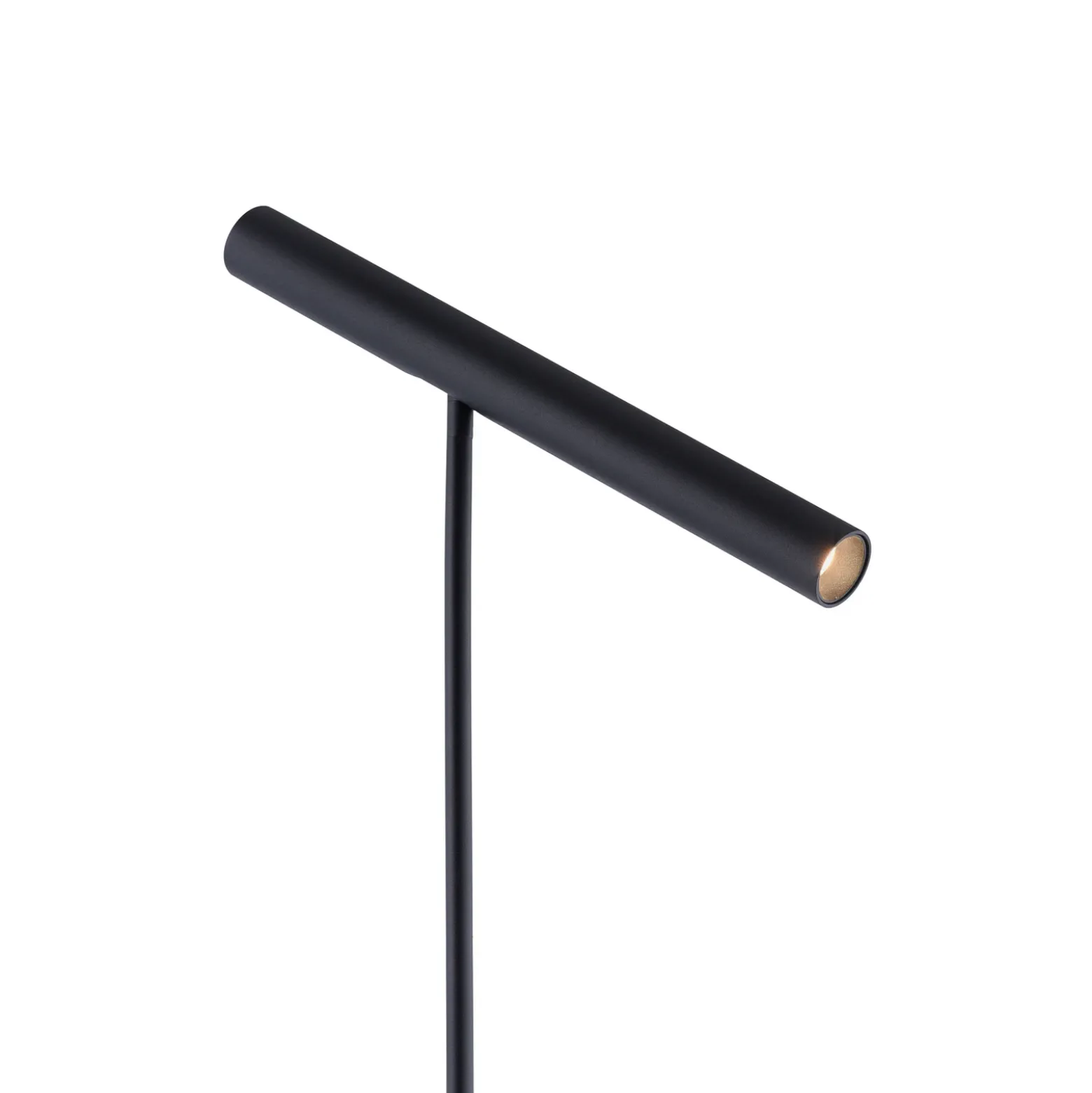 Lámpara de pie LED PURE Tutua, regulador con sensor, negro