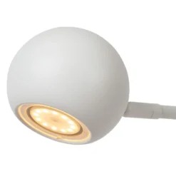 Lámpara de pie LED recargable Comet, blanca, 3 niveles de intensidad, altura