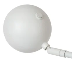Lámpara de pie LED recargable Comet, blanca, 3 niveles de intensidad, altura