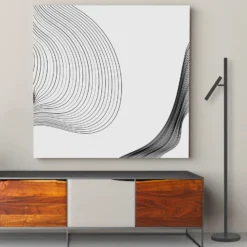 Lámpara de pie LED recargable Streak-B, altura 134 cm, negra, de metal