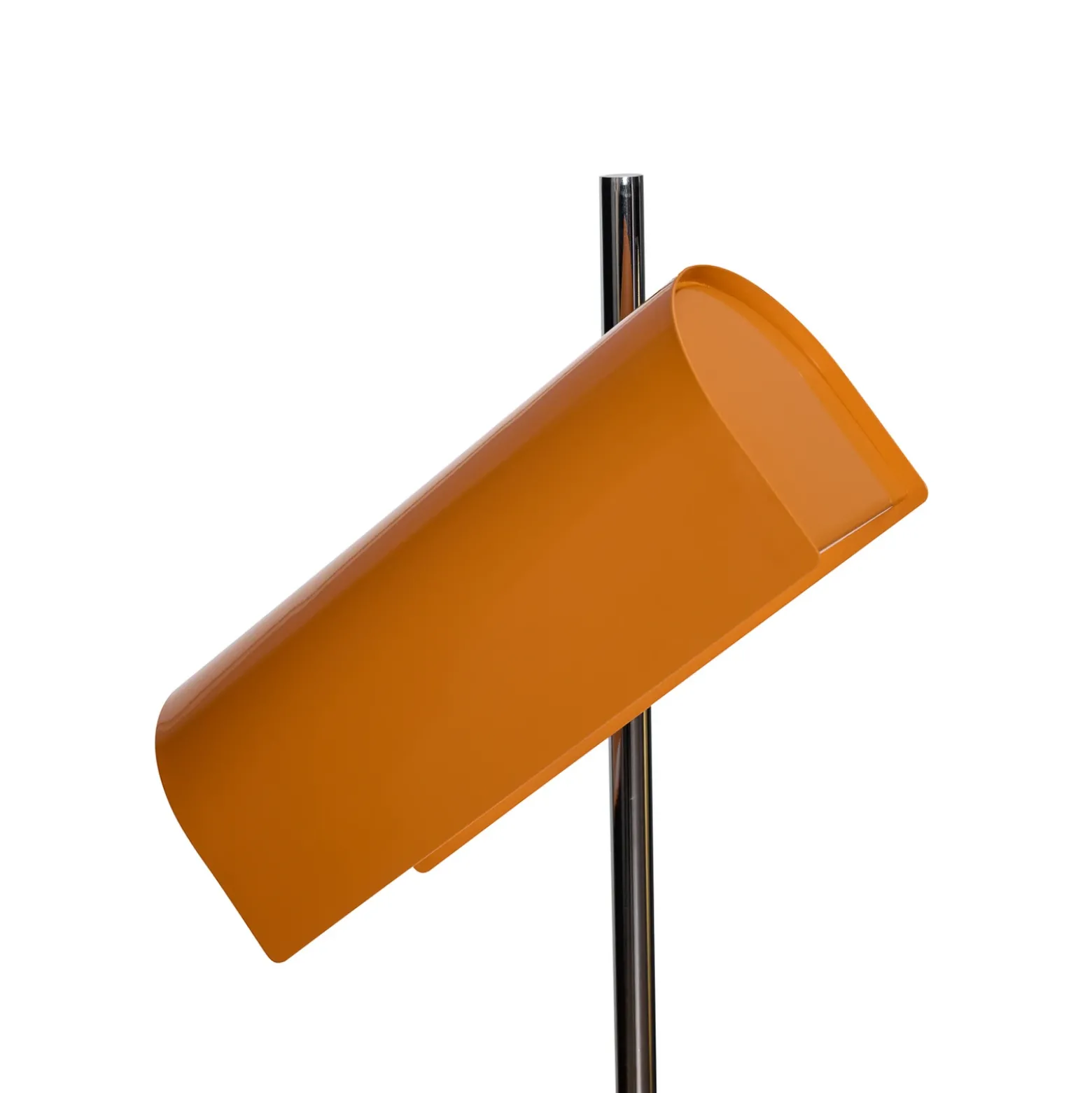 Lámpara de pie LED Reflector, color naranja, altura 160 cm, hierro