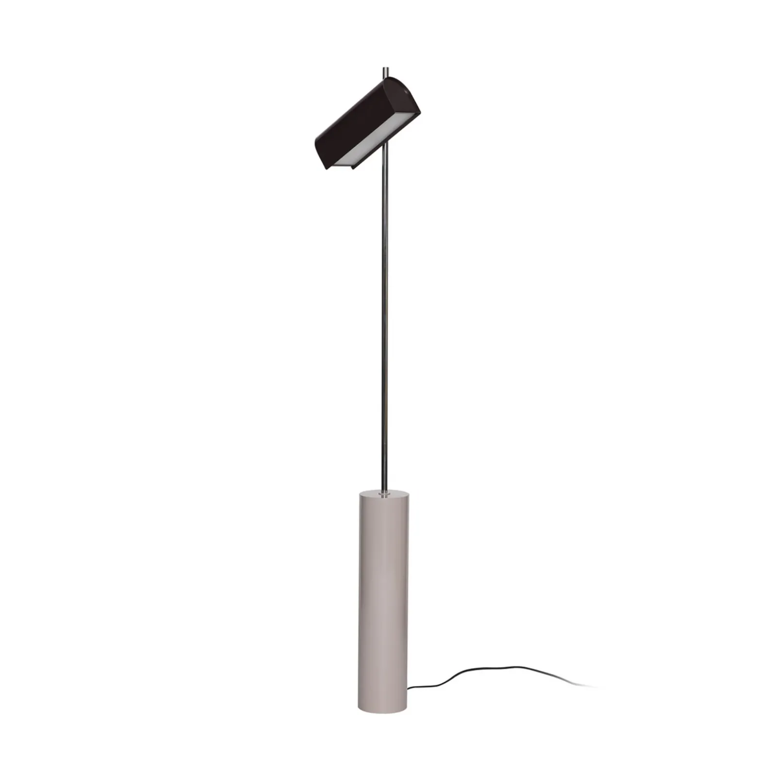 Lámpara de pie LED Reflector, marrón, altura 160 cm, hierro