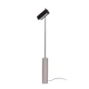Lámpara de pie LED Reflector, marrón, altura 160 cm, hierro