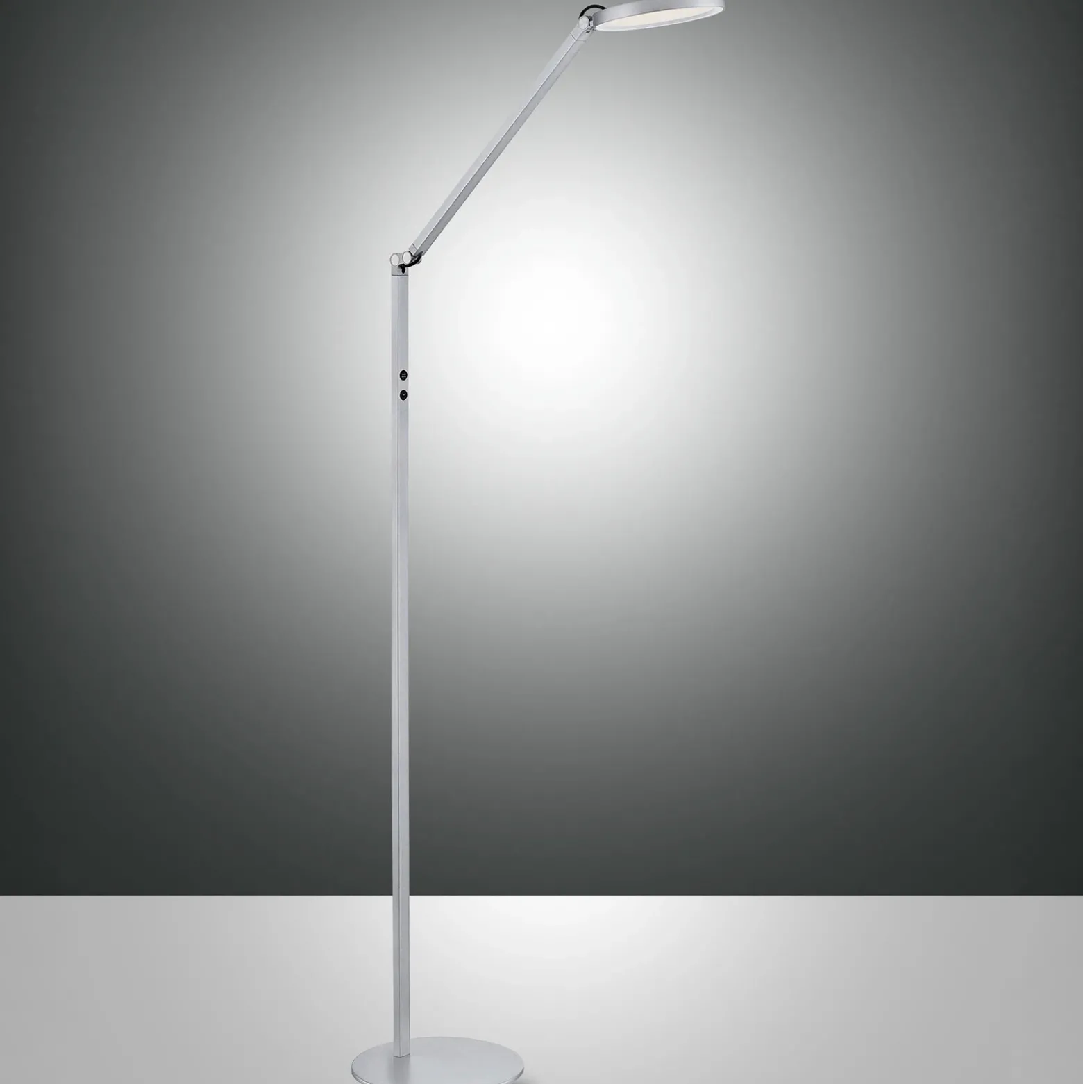 Lámpara de pie LED Regina, 1 luz, aluminio