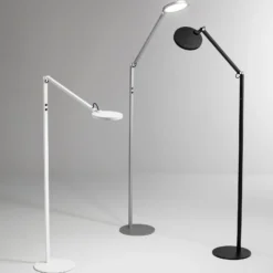 Lámpara de pie LED Regina, 1 luz, aluminio