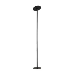 Lámpara de pie LED Regina, negra, CCT, atenuable, altura 180 cm