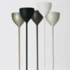 Lámpara de pie LED Rotaliana Drink, blanco mate